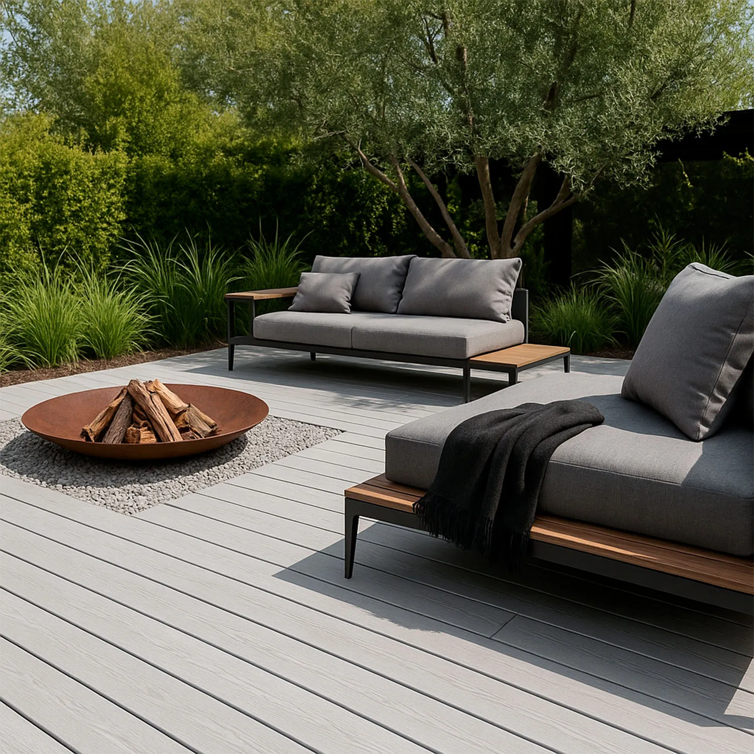 Deck exterior sintético